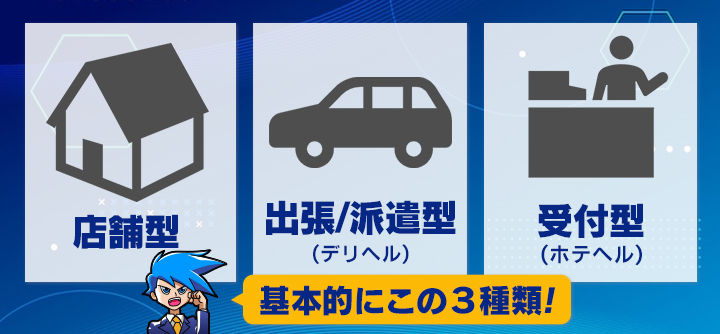 風俗業界の業種の違い