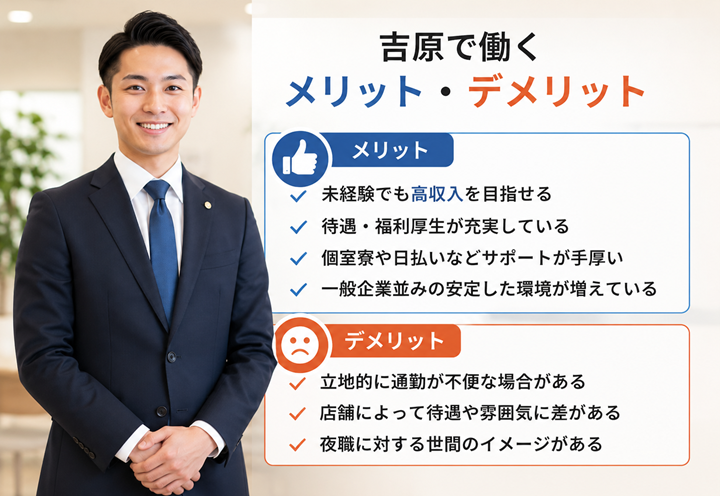 吉原で働くメリット・デメリット